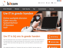 Tablet Screenshot of bitcom.nl